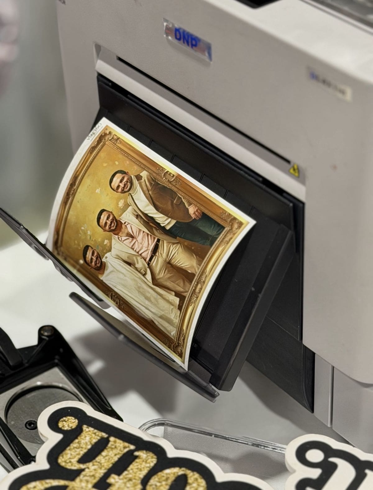 AI photo booth creating magazine-style portraits in Ottawa