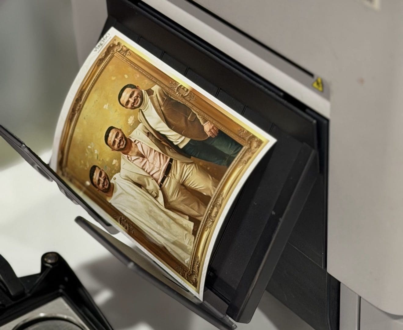 AI photo booth creating magazine-style portraits in Ottawa